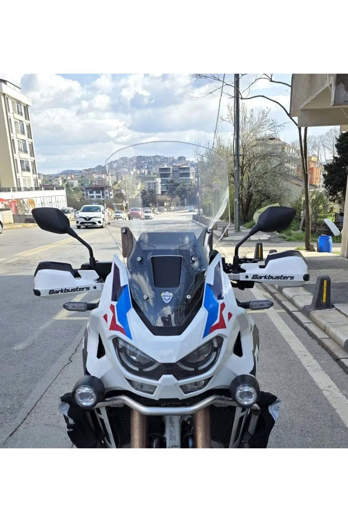 Honda Africa twin CRF 1100 L4 Ön Cam 2023-2026 Model 54cm Şeffaf Renkli 4mm UZUN