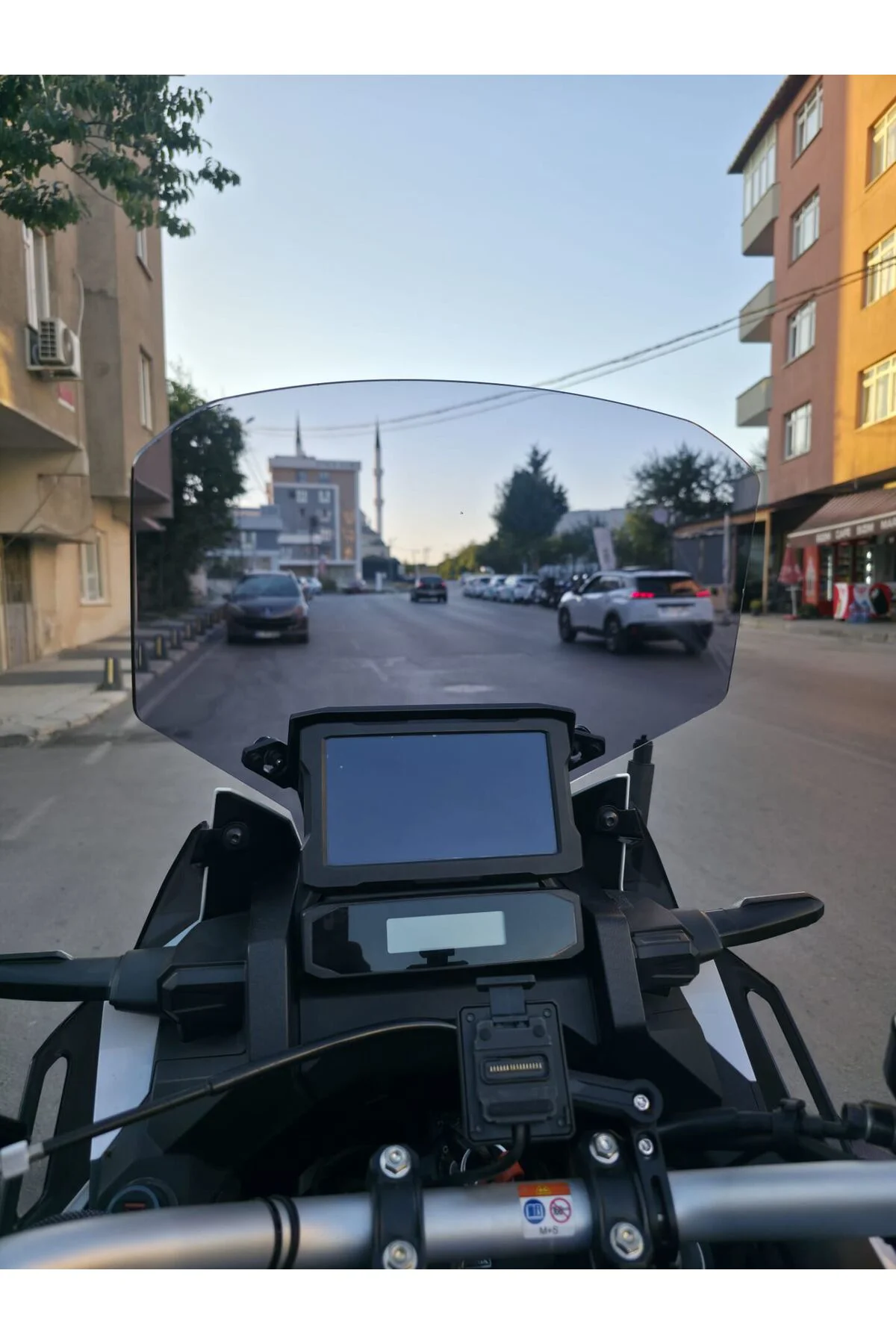 Honda Africa twin CRF 1100L L1 Ön Cam 2020-2023 Model 51cm Füme Renkli 4mm UZUN