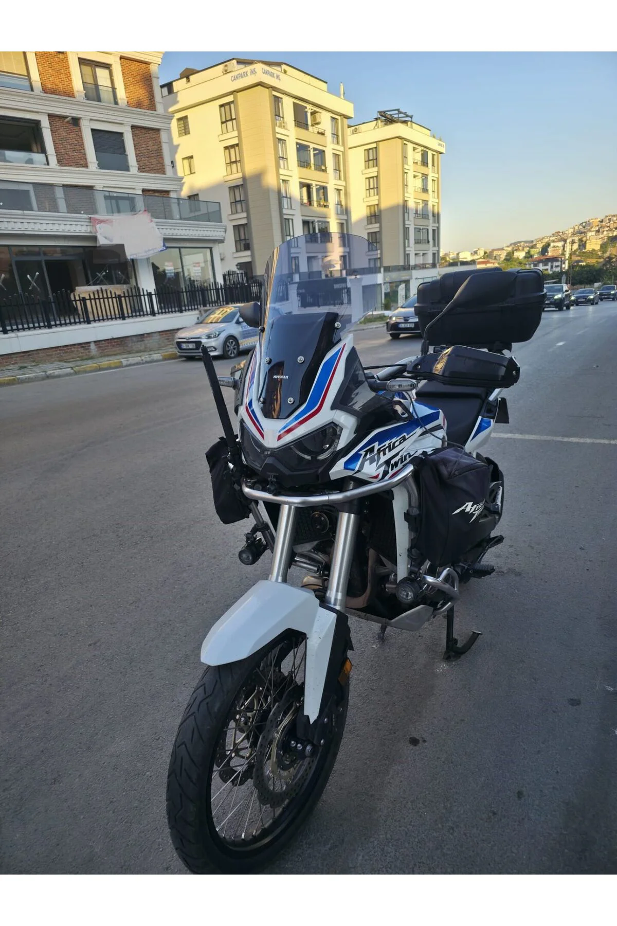 Honda Africa twin CRF 1100L L1 Ön Cam 2020-2023 Model 51cm Füme Renkli 4mm UZUN
