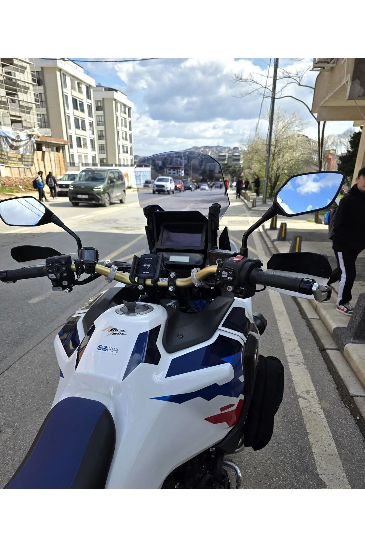 Honda Africa twin CRF 1100 L4 Ön Cam 2023-2026 Model 46cm Füme Re