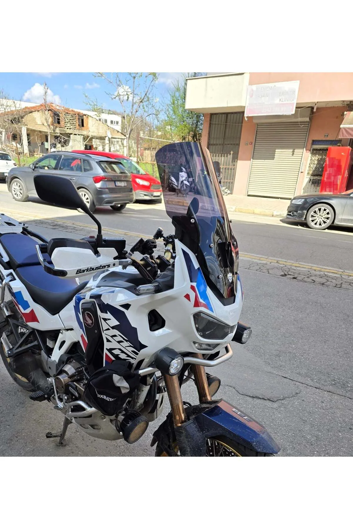 Honda Africa twin CRF 1100 L4 Ön Cam 2023-2026 Model 54cm Siyah R