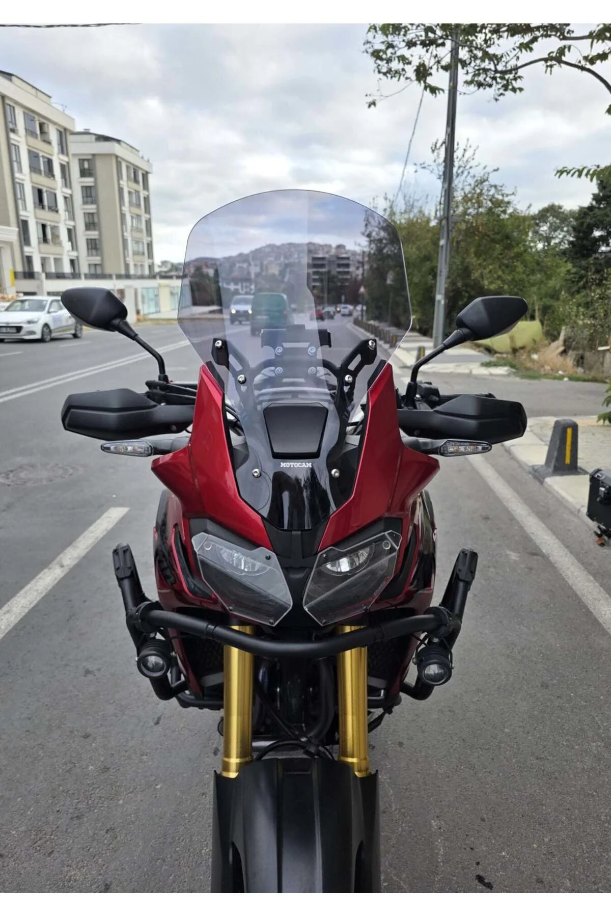Honda Africa Twin CRF 1000 Ön Cam 2016-2020 Model 55cm Füme Renkl