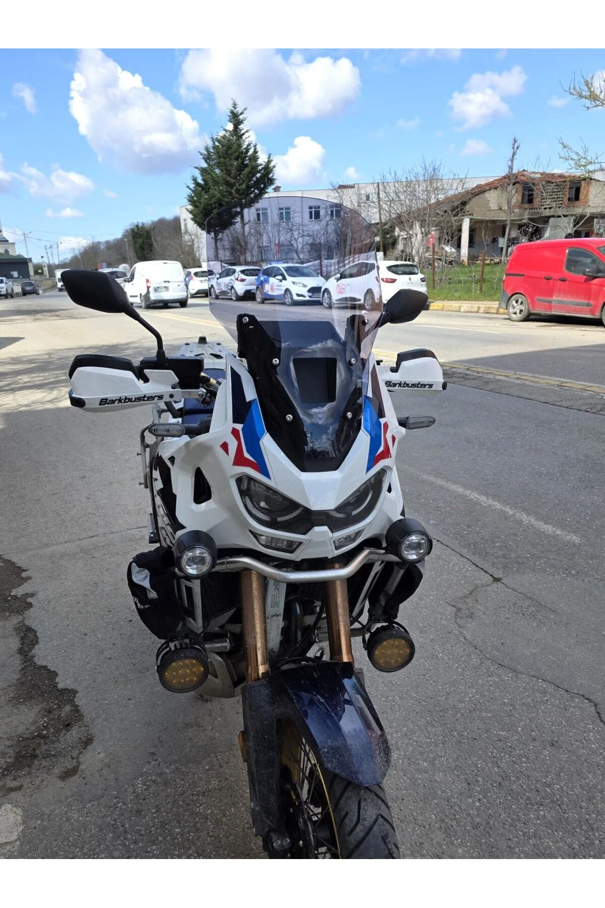 Honda Africa twin CRF 1100 L4 Ön Cam 2023-2026 Model 54cm Füme Renkli 4mm UZUN