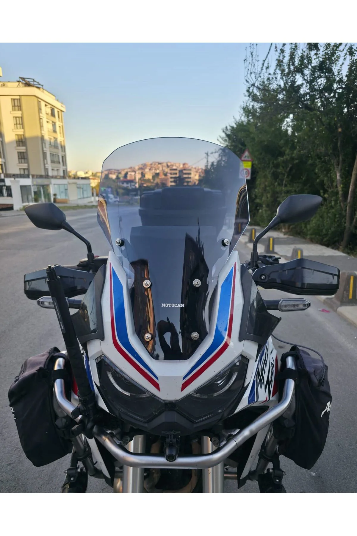 Honda Africa twin CRF 1100L L1 Ön Cam 2020-2023 Model 51cm Füme Renkli 4mm UZUN