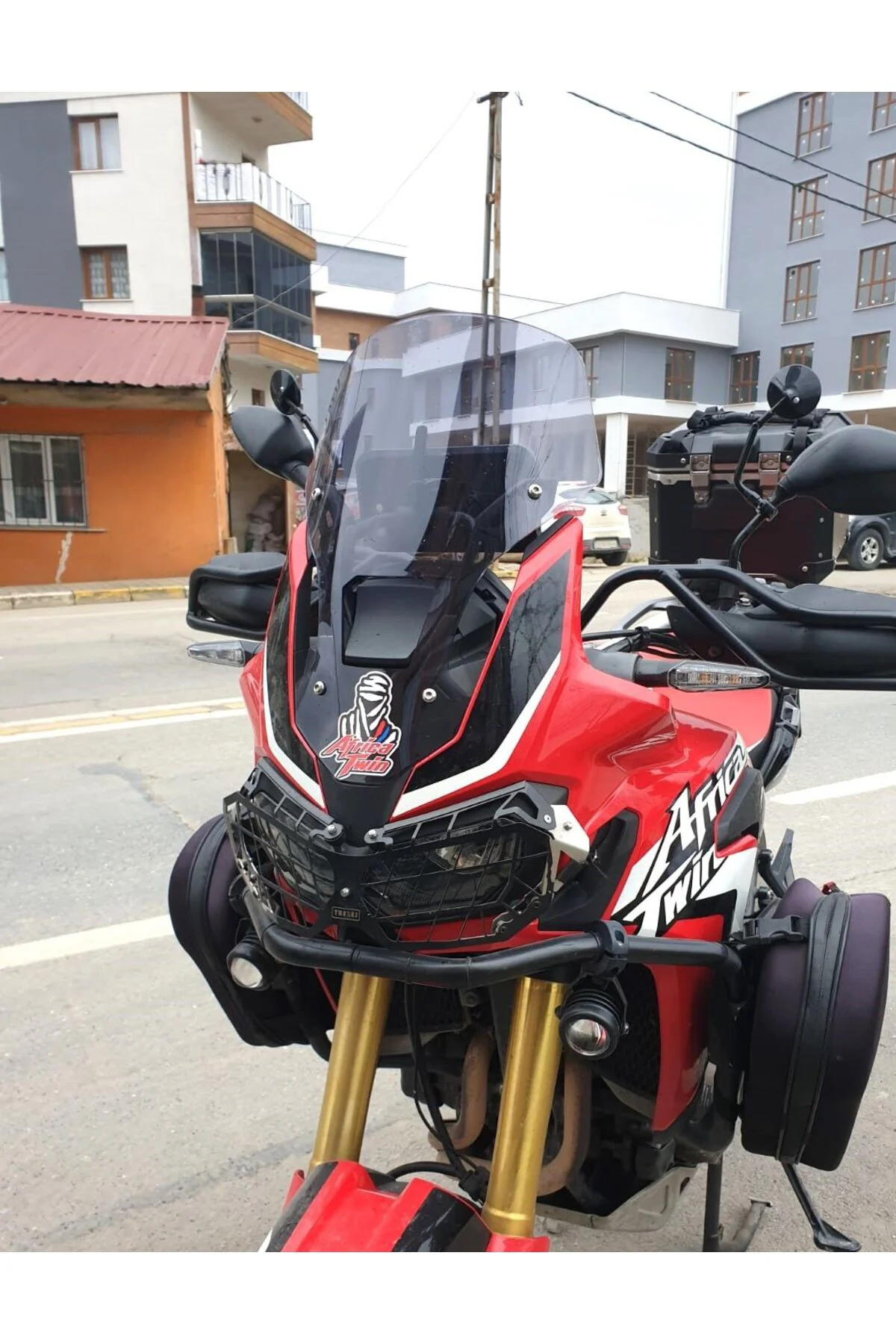 Honda Africa Twin CRF 1000 Ön Cam 2016-2020 Model 45cm Füme Renkl