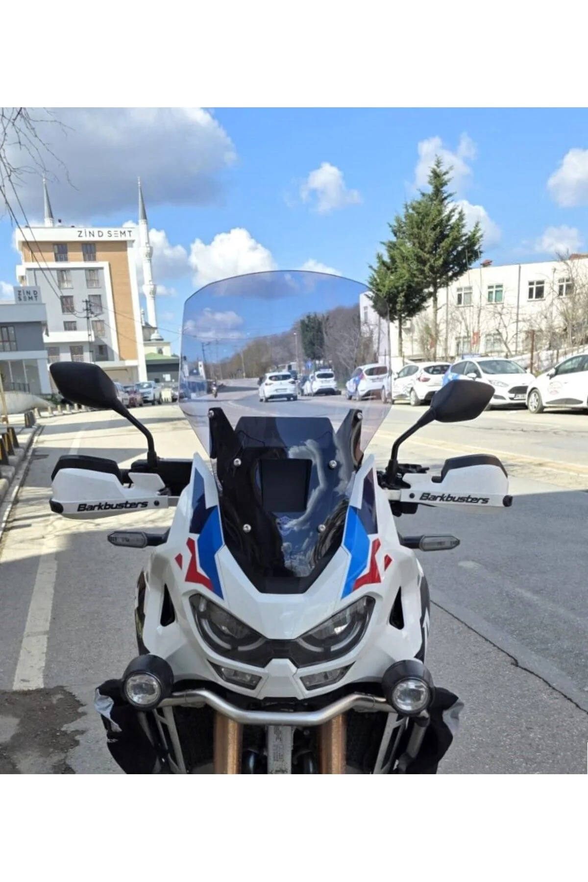 Honda Africa twin CRF 1100 L4 Ön Cam 2023-2026 Model 54cm Füme Renkli 4mm UZUN