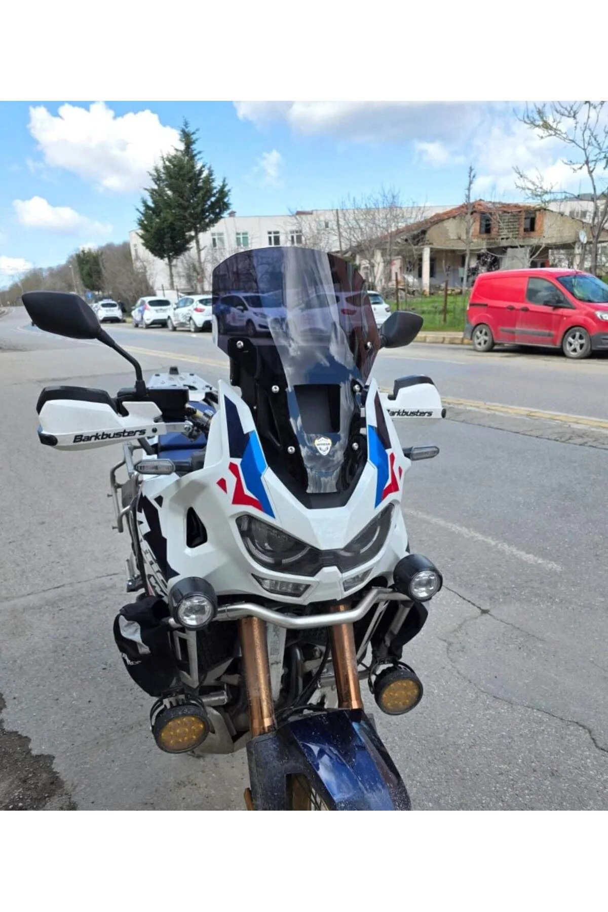 Honda Africa twin CRF 1100 L4 Ön Cam 2023-2026 Model 46cm Siyah R