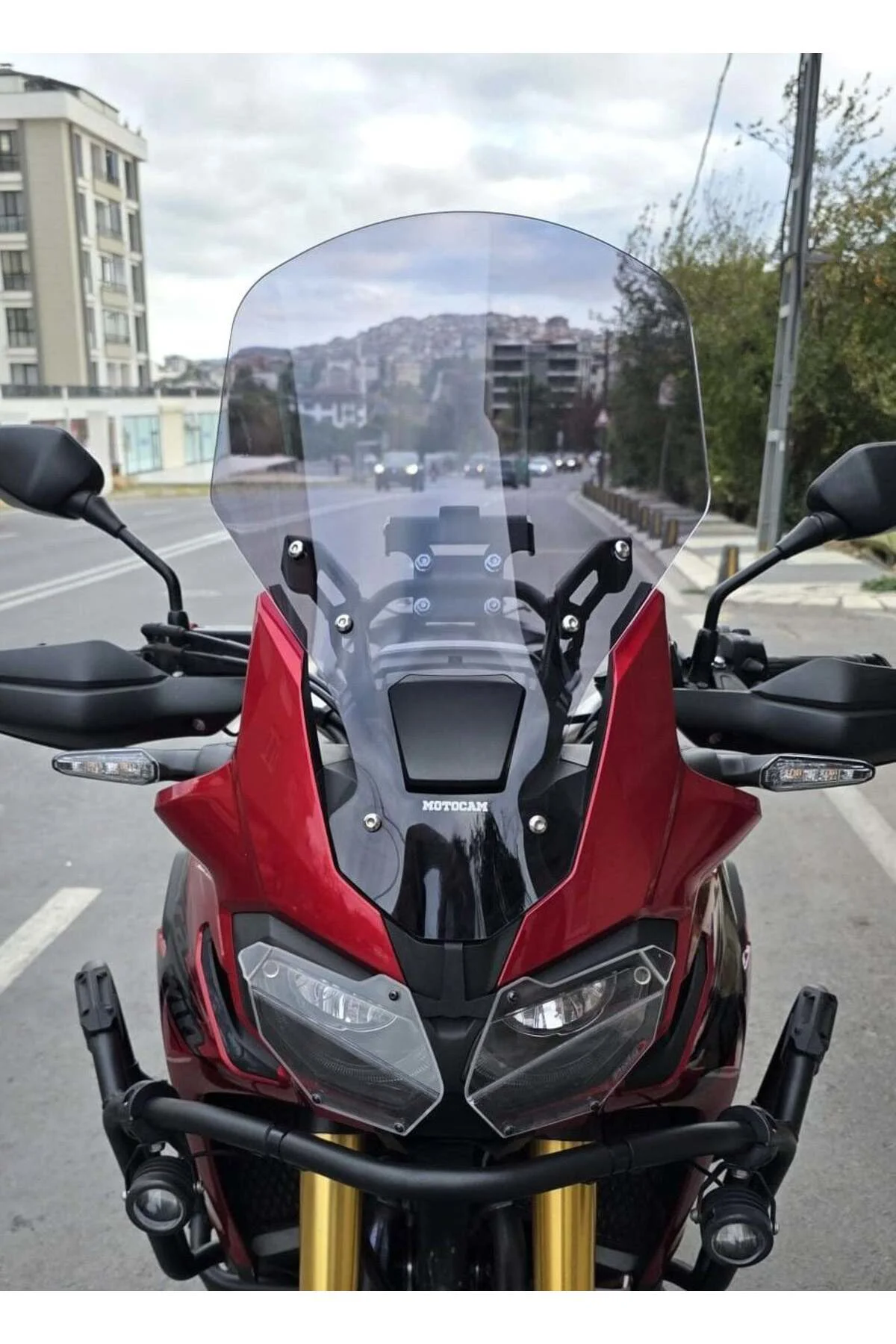 Honda Africa Twin CRF 1000 Ön Cam 2016-2020 Model 55cm Füme Renkl