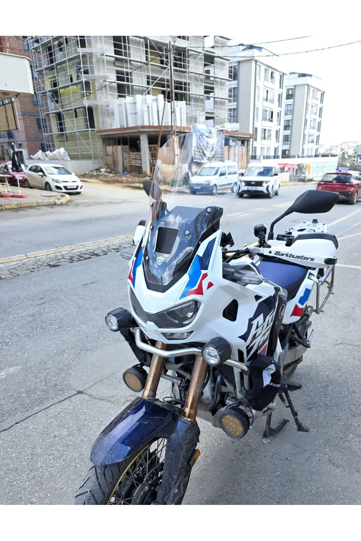 Honda Africa twin CRF 1100 L4 Ön Cam 2023-2026 Model 54cm Şeffaf Renkli 4mm UZUN