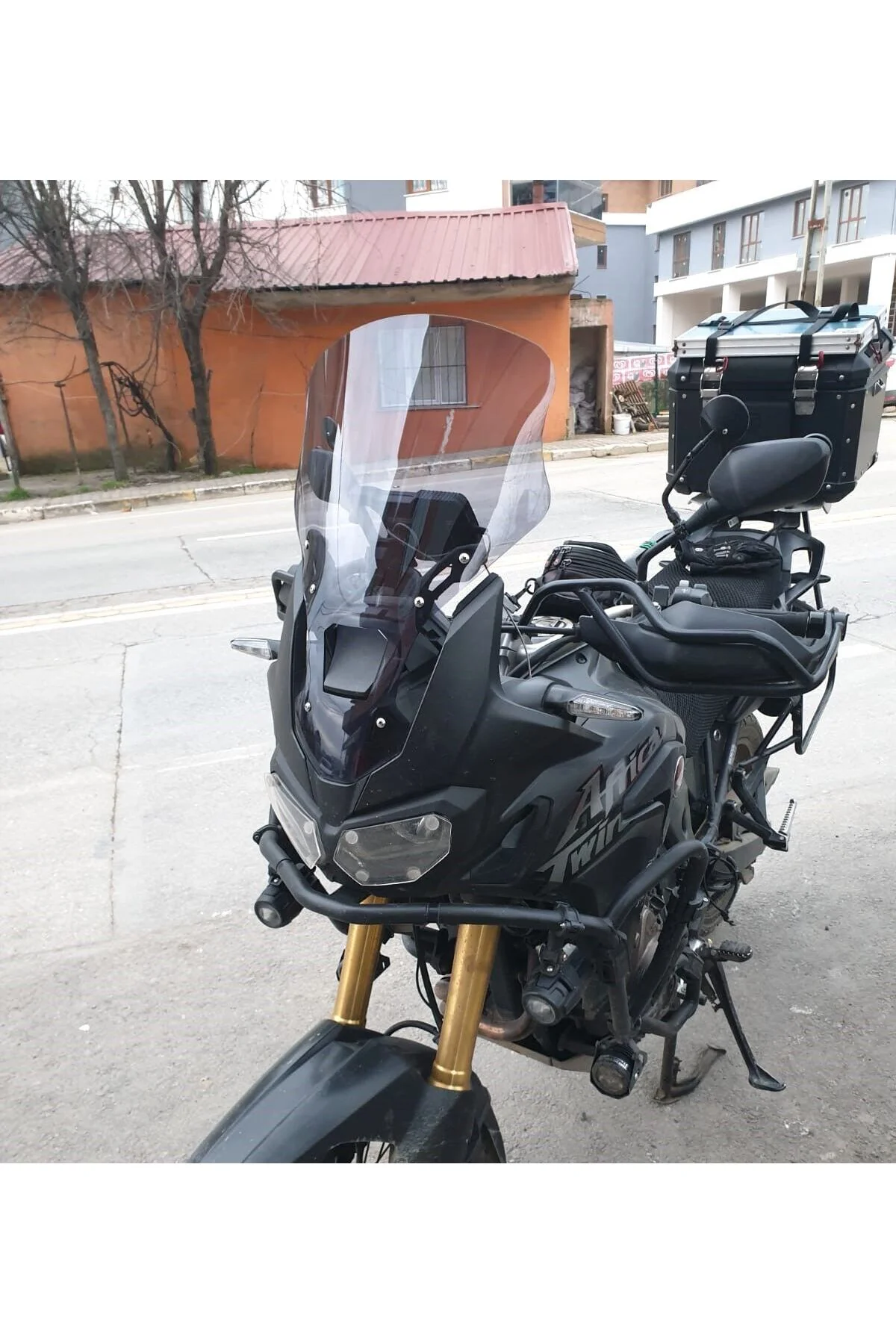 Honda Africa Twin CRF 1000 Ön Cam 2016-2020 Model 45cm Füme Renkl