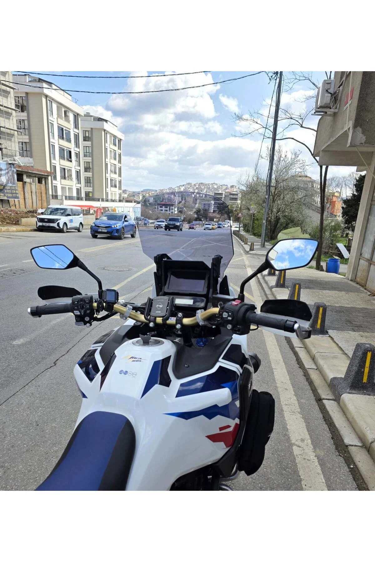 Honda Africa twin CRF 1100 L4 Ön Cam 2023-2026 Model 54cm Füme Renkli 4mm UZUN