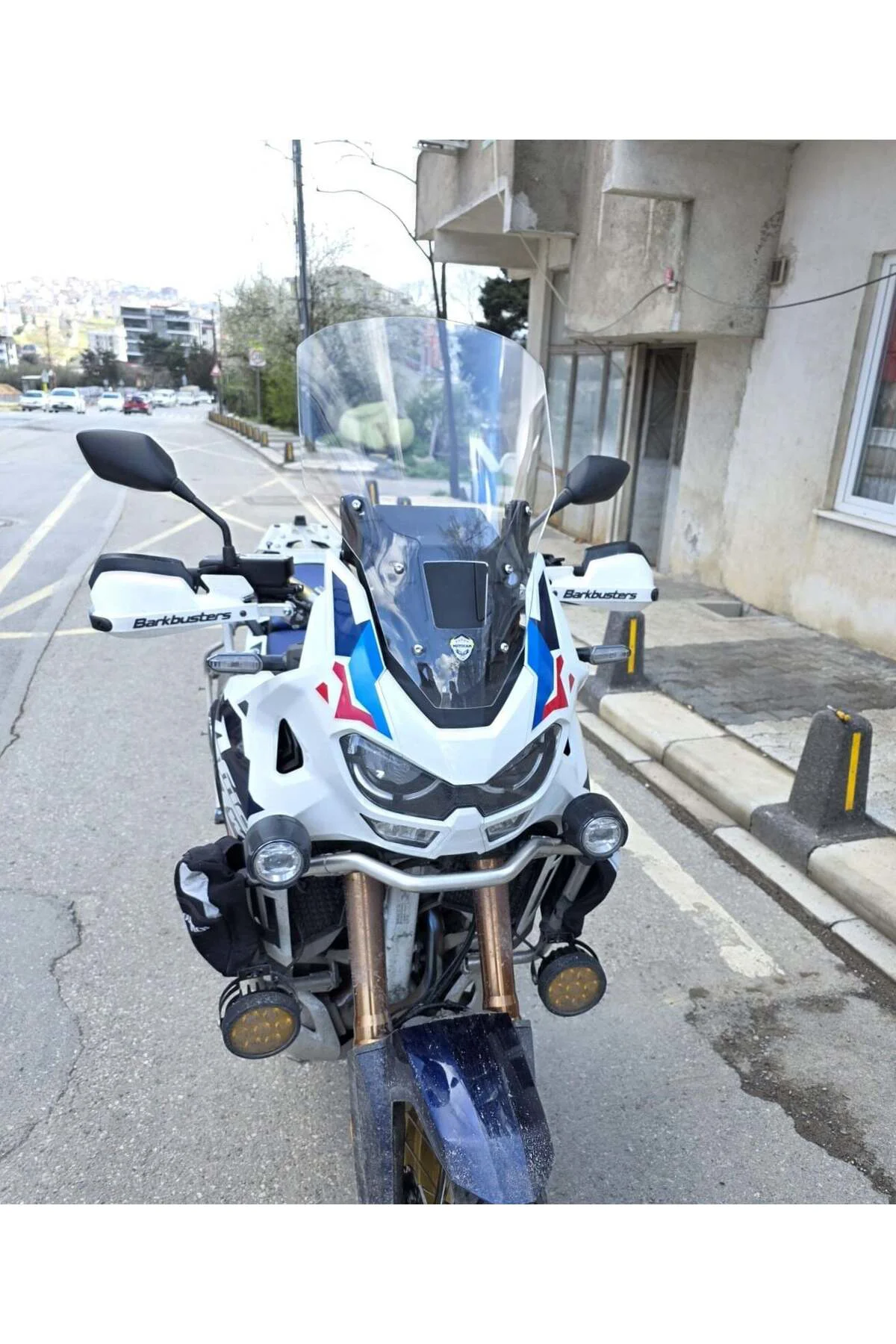 Honda Africa twin CRF 1100 L4 Ön Cam 2023-2026 Model 54cm Şeffaf Renkli 4mm UZUN