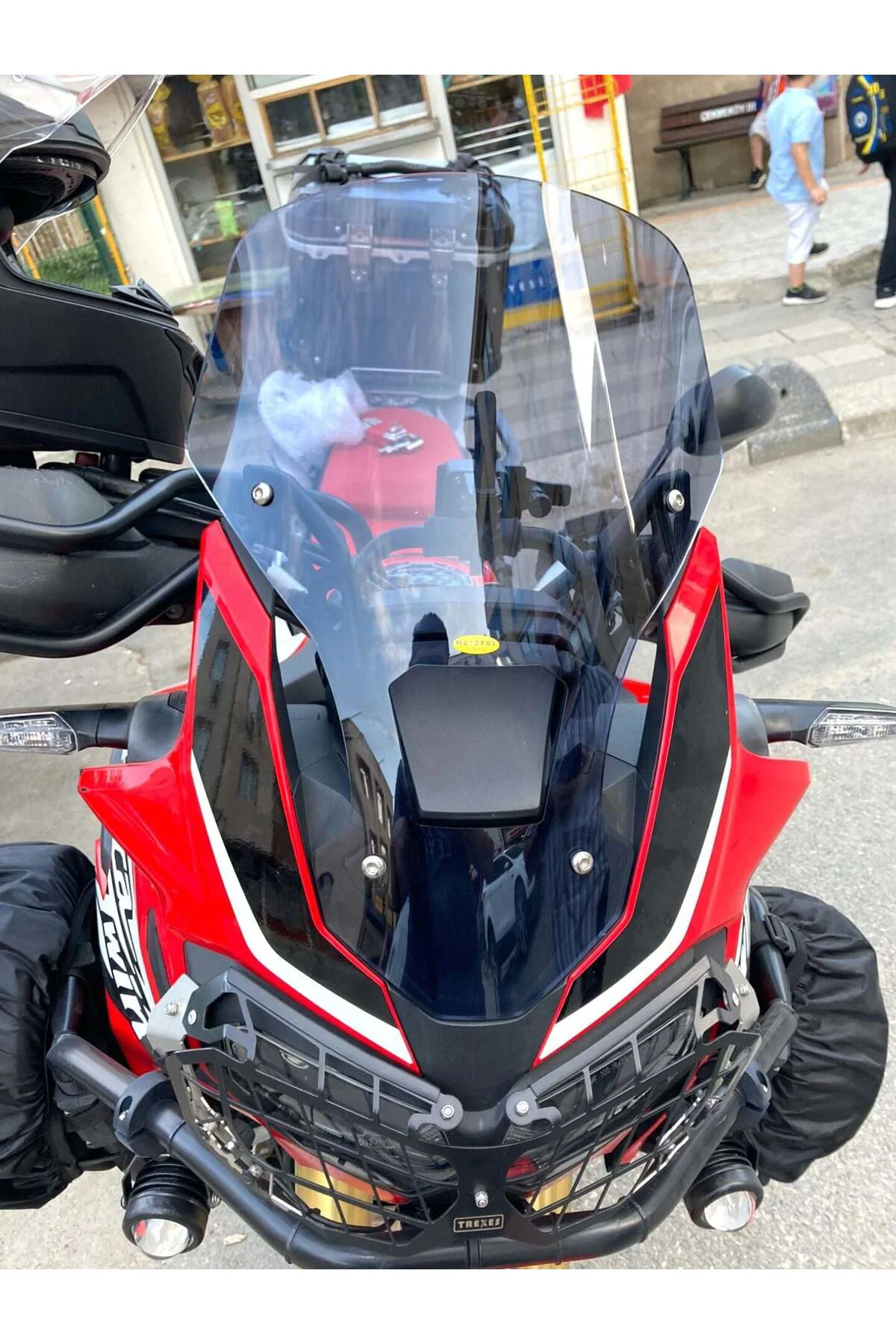Honda Africa Twin CRF 1000 Ön Cam 2016-2020 Model 45cm Füme Renkl