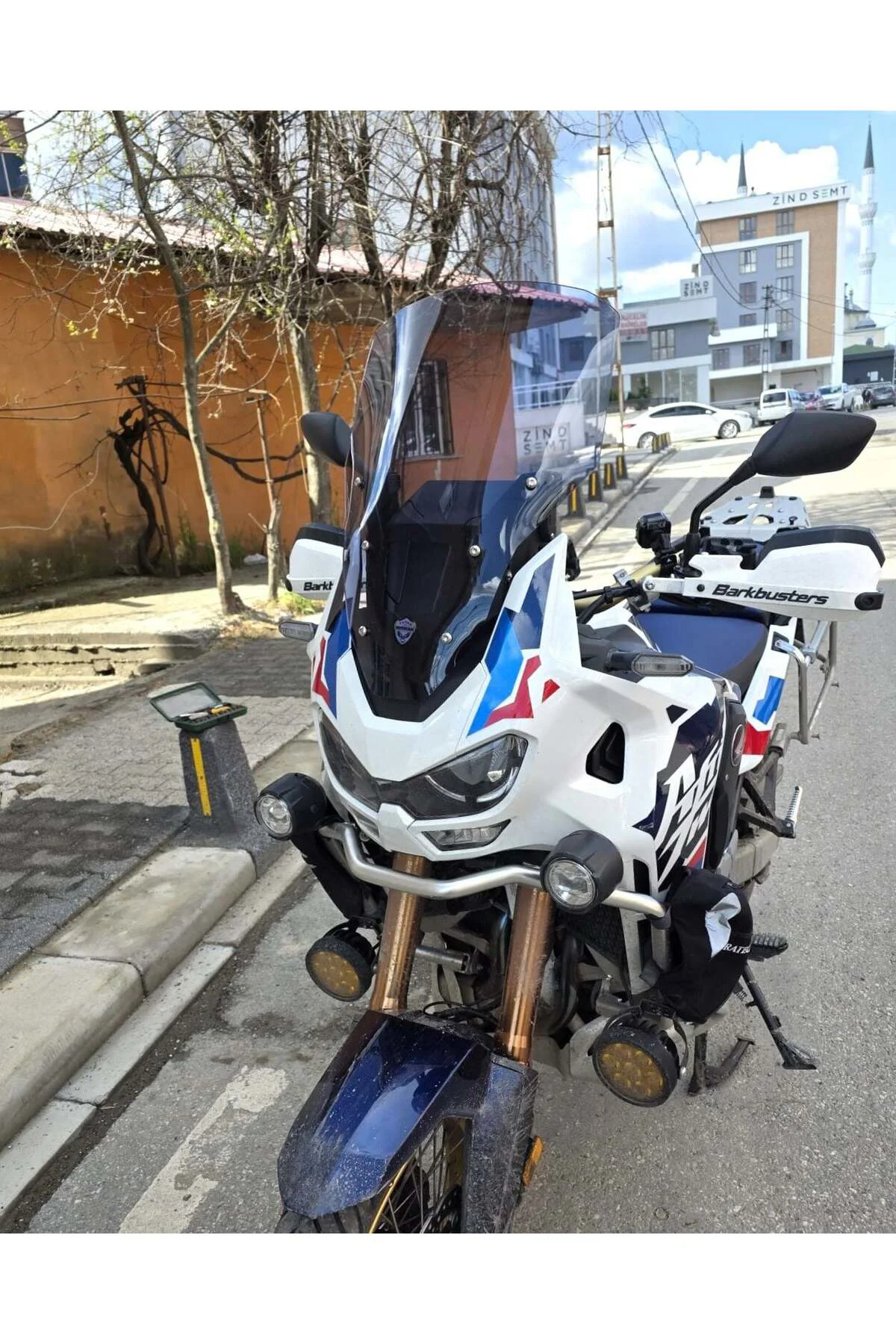 Honda Africa twin CRF 1100 L4 Ön Cam 2023-2026 Model 54cm Füme Renkli 4mm UZUN