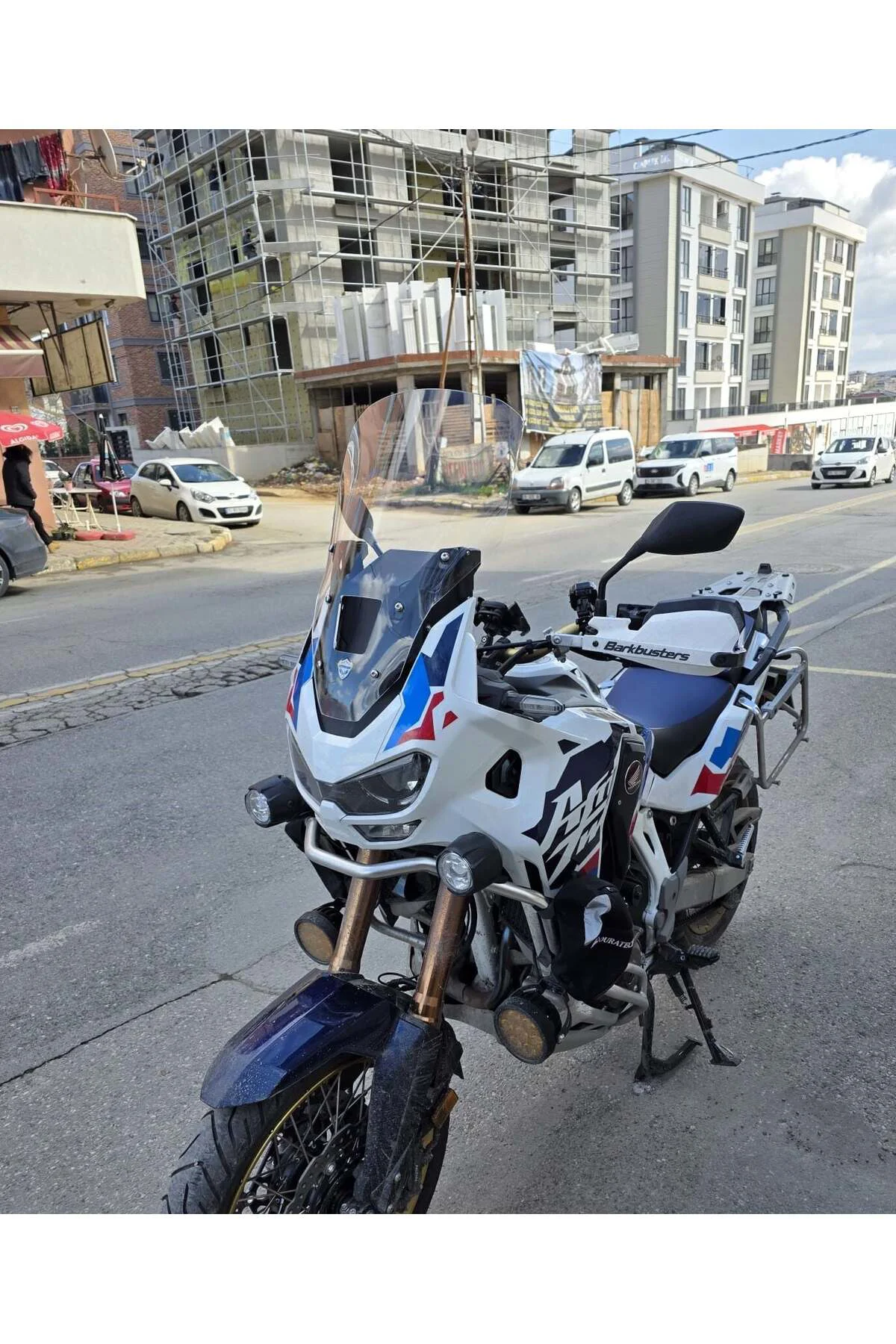 Honda Africa twin CRF 1100 L4 Ön Cam 2023-2026 Model 54cm Şeffaf Renkli 4mm UZUN