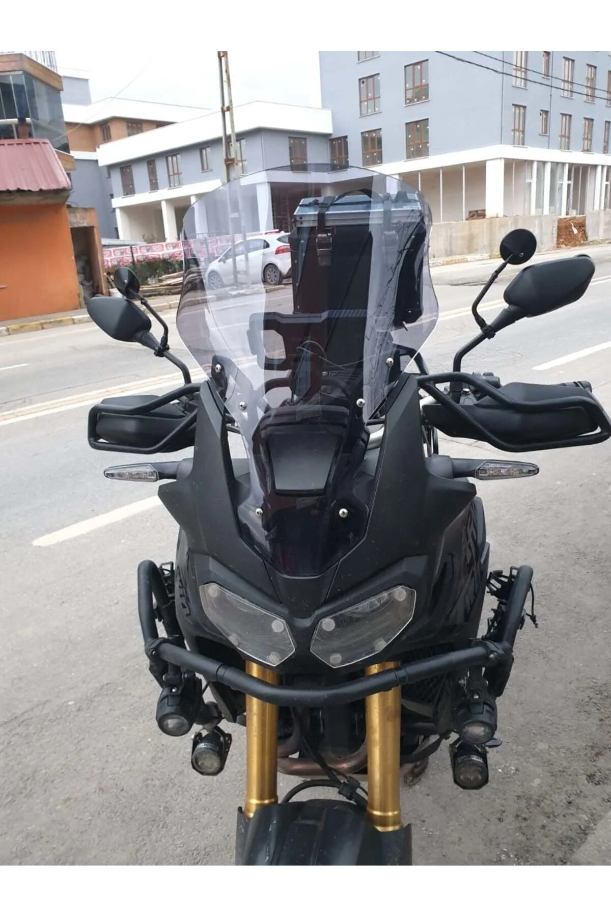 Honda Africa Twin CRF 1000 Ön Cam 2016-2020 Model 45cm Füme Renkl