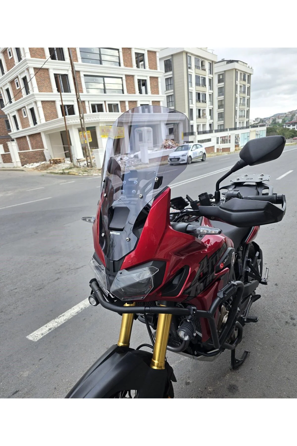 Honda Africa Twin CRF 1000 Ön Cam 2016-2020 Model 55cm Füme Renkl