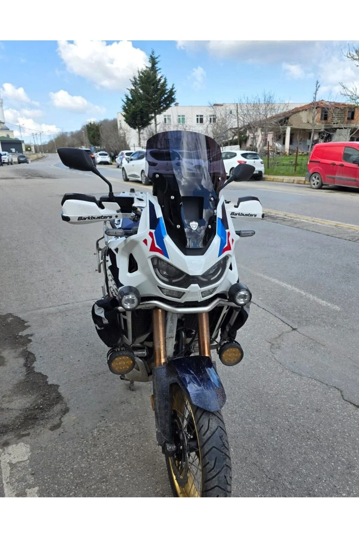 Honda Africa twin CRF 1100 L4 Ön Cam 2023-2026 Model 46cm Siyah R