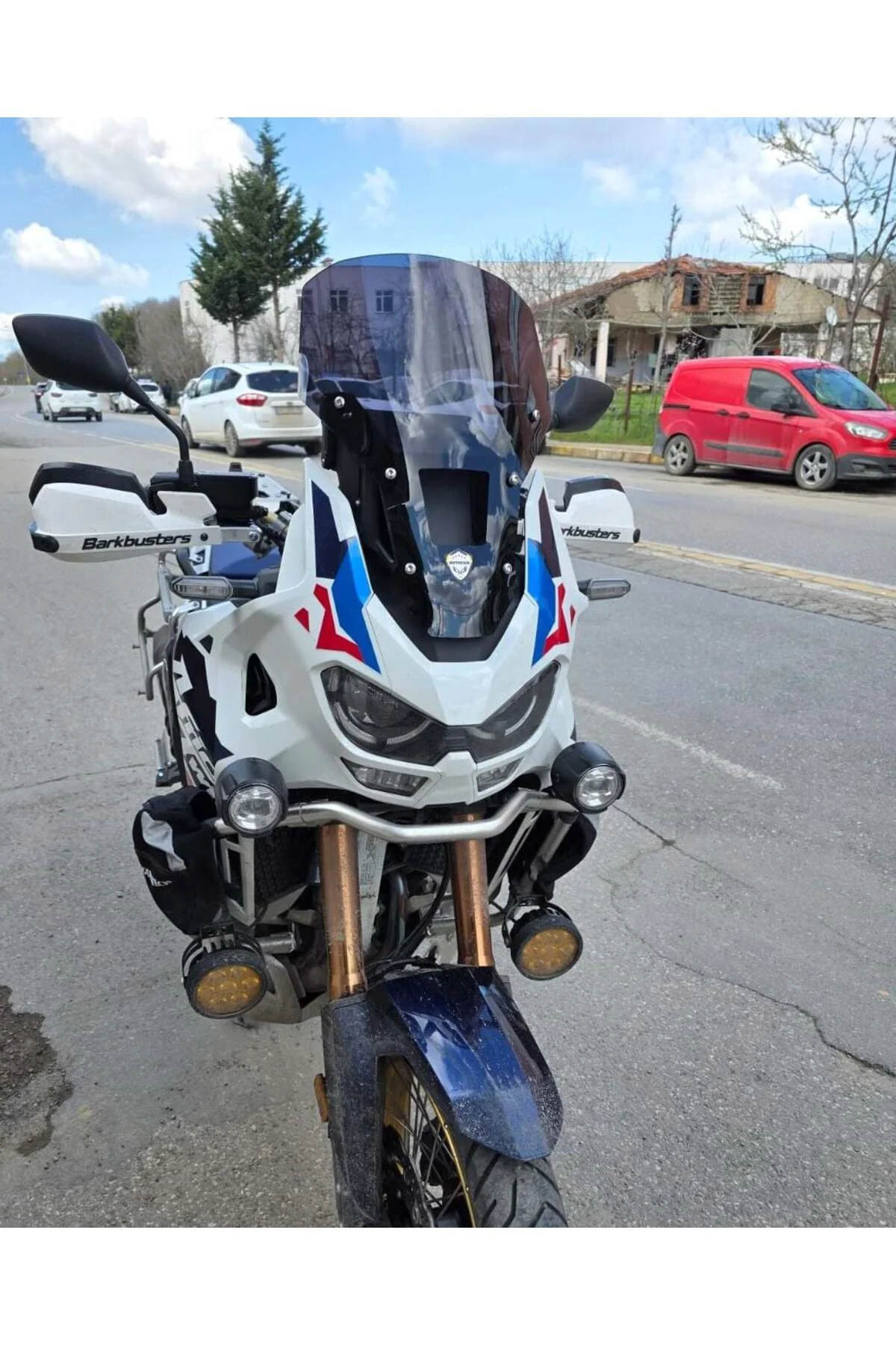 Honda Africa twin CRF 1100 L4 Ön Cam 2023-2026 Model 46cm Siyah R