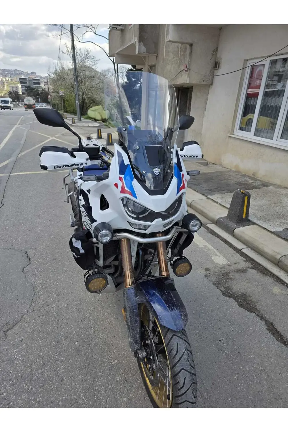 Honda Africa twin CRF 1100 L4 Ön Cam 2023-2025 Model 54cm Şeffaf