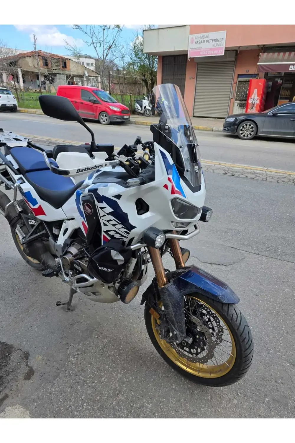 Honda Africa twin CRF 1100 L4 Ön Cam 2023-2025 Model 46cm Şeffaf