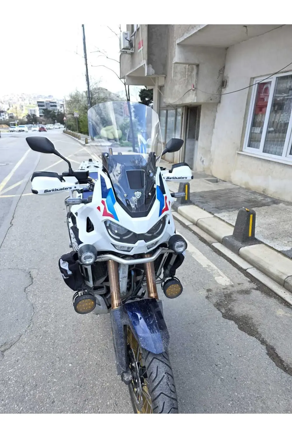 Honda Africa twin CRF 1100 L4 Ön Cam 2023-2025 Model 54cm Şeffaf