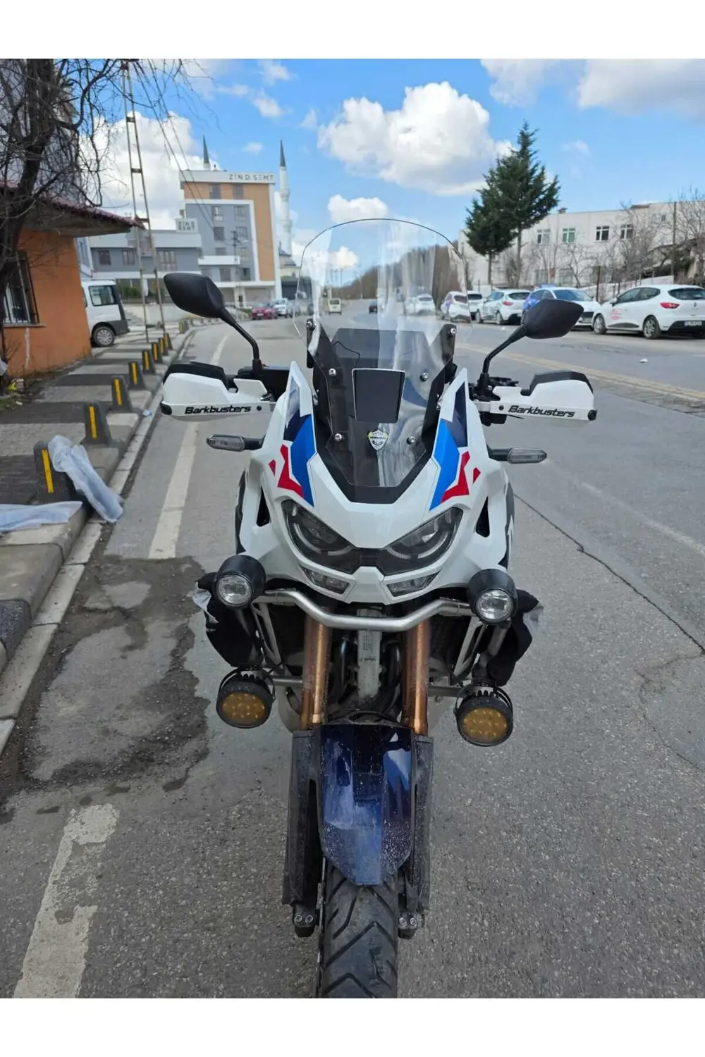Honda Africa twin CRF 1100 L4 Ön Cam 2023-2025 Model 46cm Şeffaf