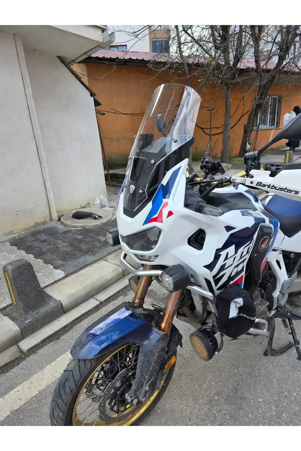 Honda Africa twin CRF 1100 L4 Ön Cam 2023-2025 Model 46cm Şeffaf