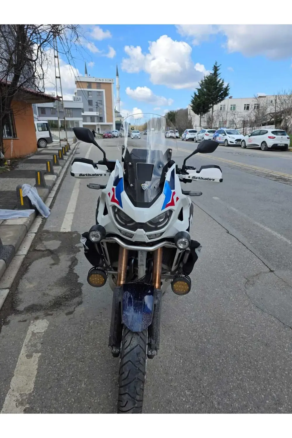 Honda Africa twin CRF 1100 L4 Ön Cam 2023-2025 Model 46cm Şeffaf