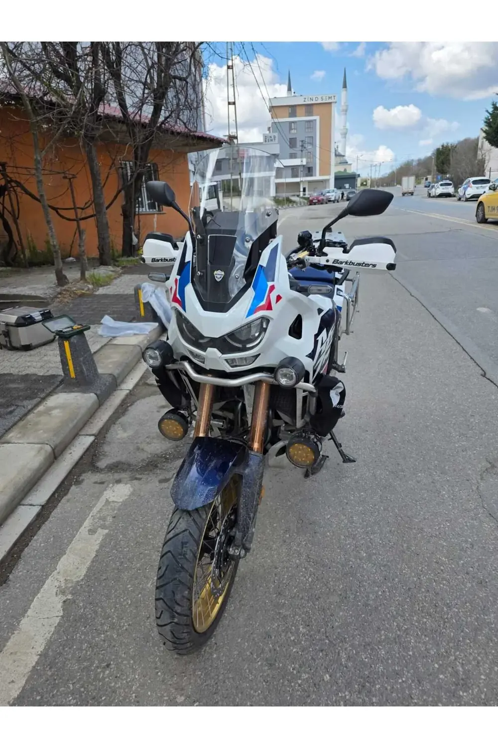 Honda Africa twin CRF 1100 L4 Ön Cam 2023-2025 Model 46cm Şeffaf