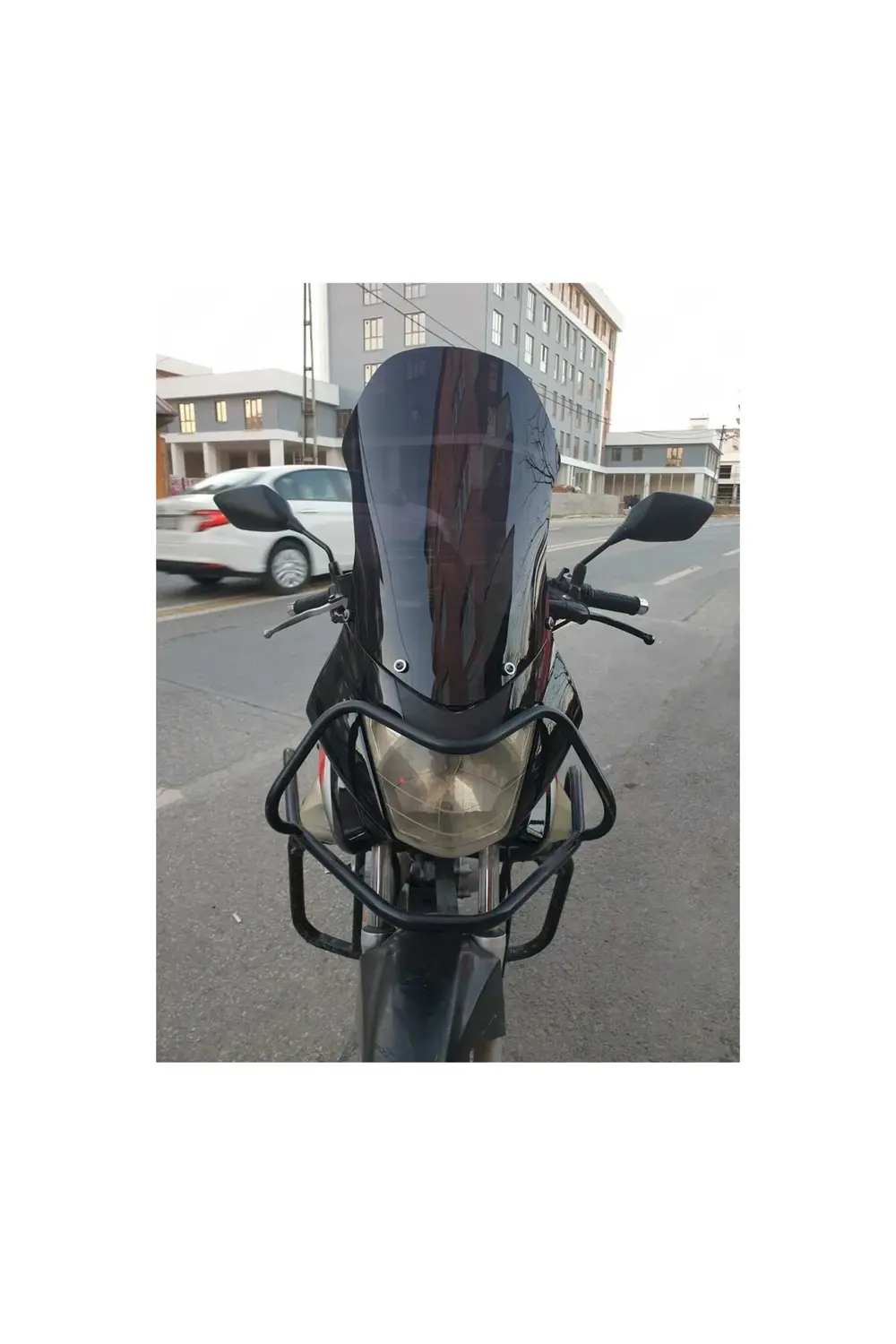 Honda CBF 150 Ön Cam 2005-2017 Model 51cm Siyah Renkli 4mm