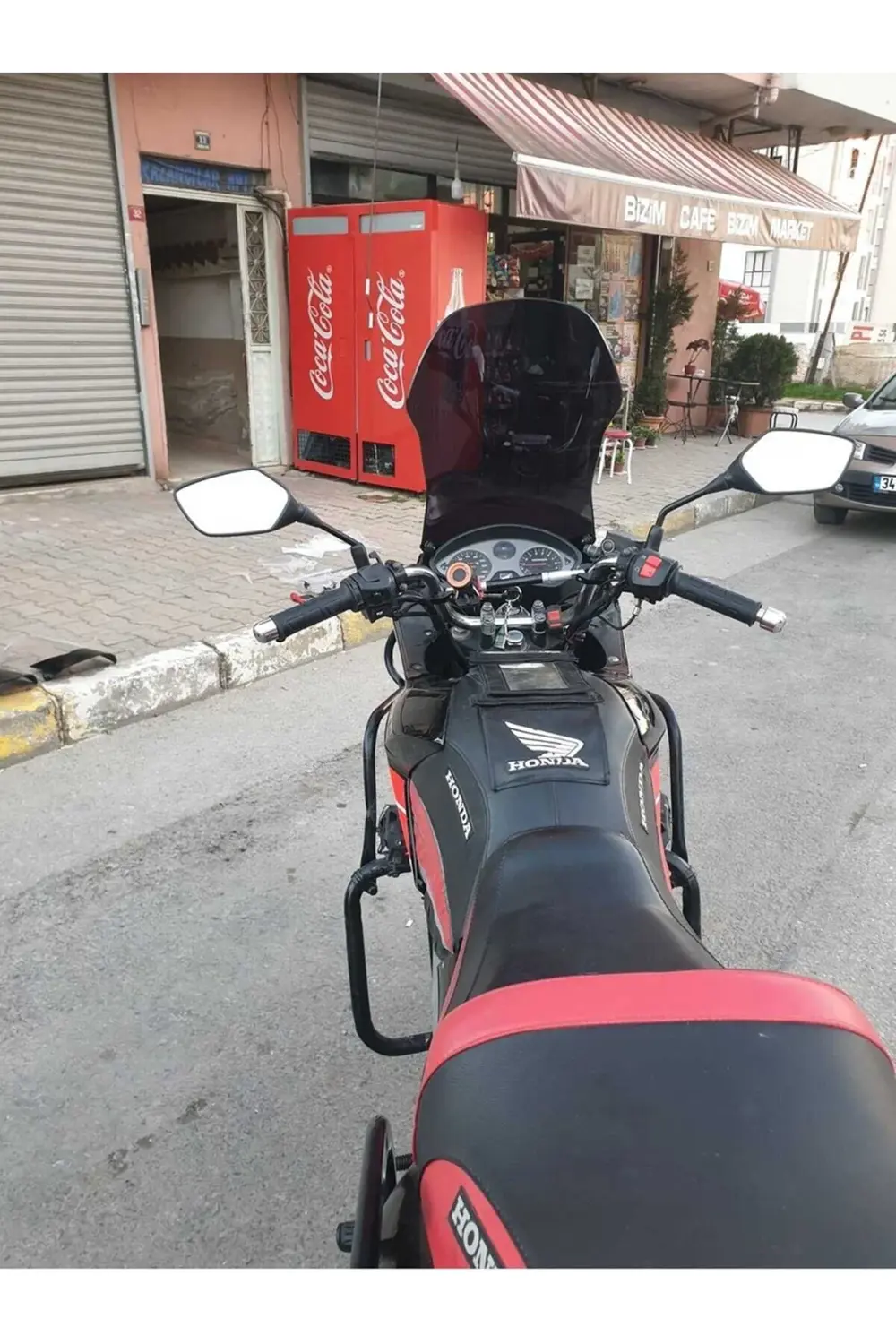 Honda CBF 150 Ön Cam 2005-2017 Model 51cm Siyah Renkli 4mm