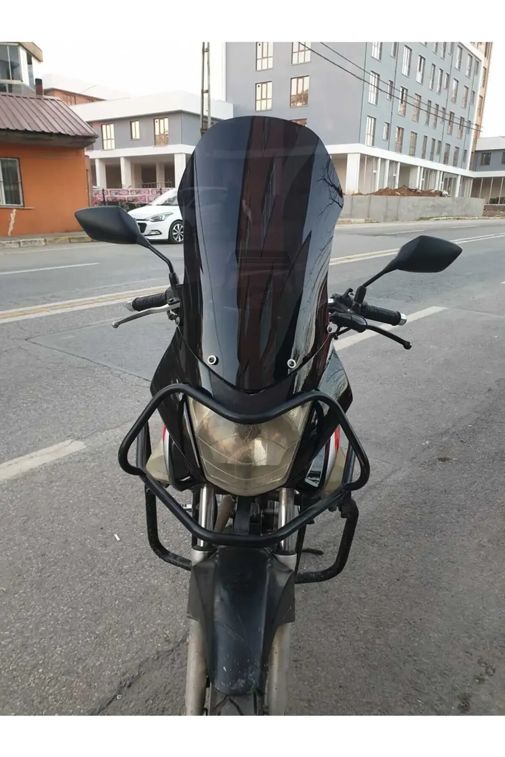Honda CBF 150 Ön Cam 2005-2017 Model 51cm Siyah Renkli 4mm