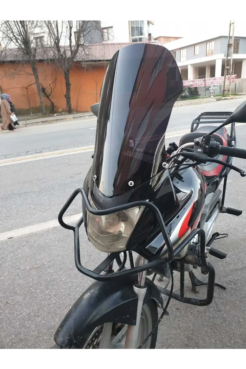 Honda CBF 150 Ön Cam 2005-2017 Model 51cm Siyah Renkli 4mm