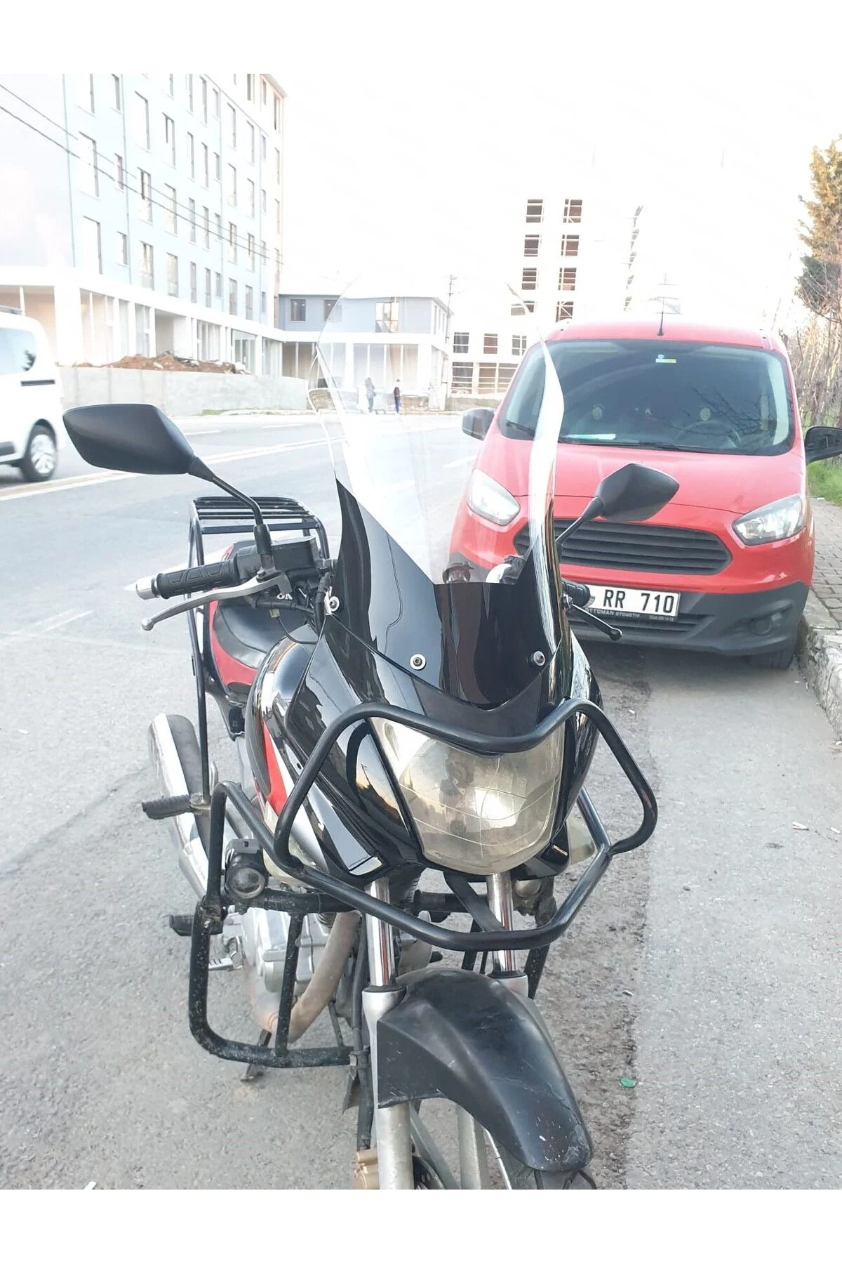 Honda CBF 150 Ön Cam 2005-2017 Model 51cm Şeffaf Renkli