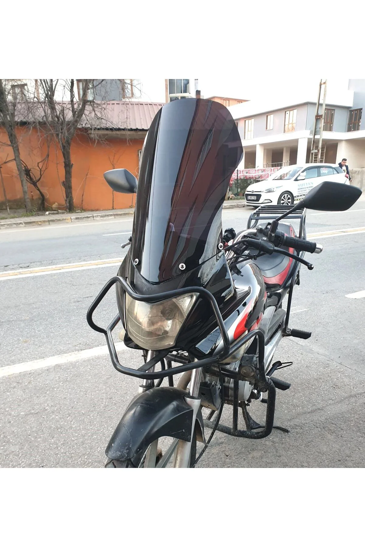 Honda CBF 150 Ön Cam 2005-2017 Model 51cm Siyah Renkli