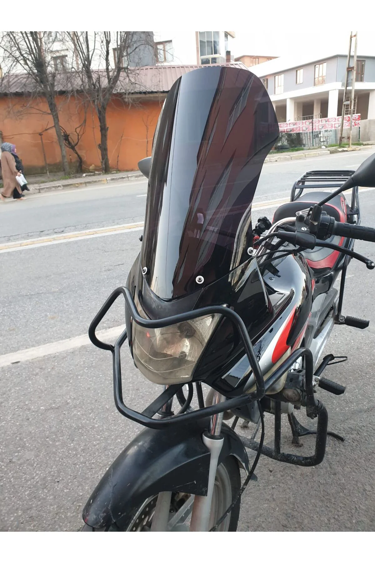 Honda CBF 150 Ön Cam 2005-2017 Model 51cm Siyah Renkli