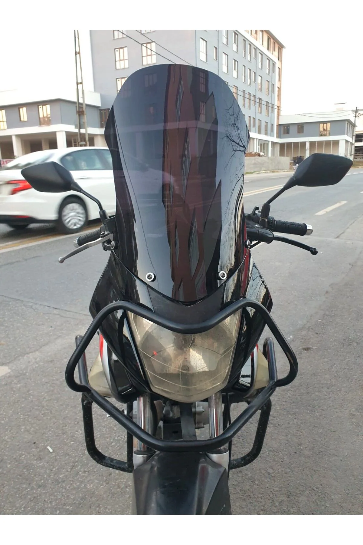 Honda CBF 150 Ön Cam 2005-2017 Model 51cm Siyah Renkli