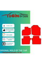Honda City 2008-2013 Prime Sarı Halı Bej Kenar Halı Paspas