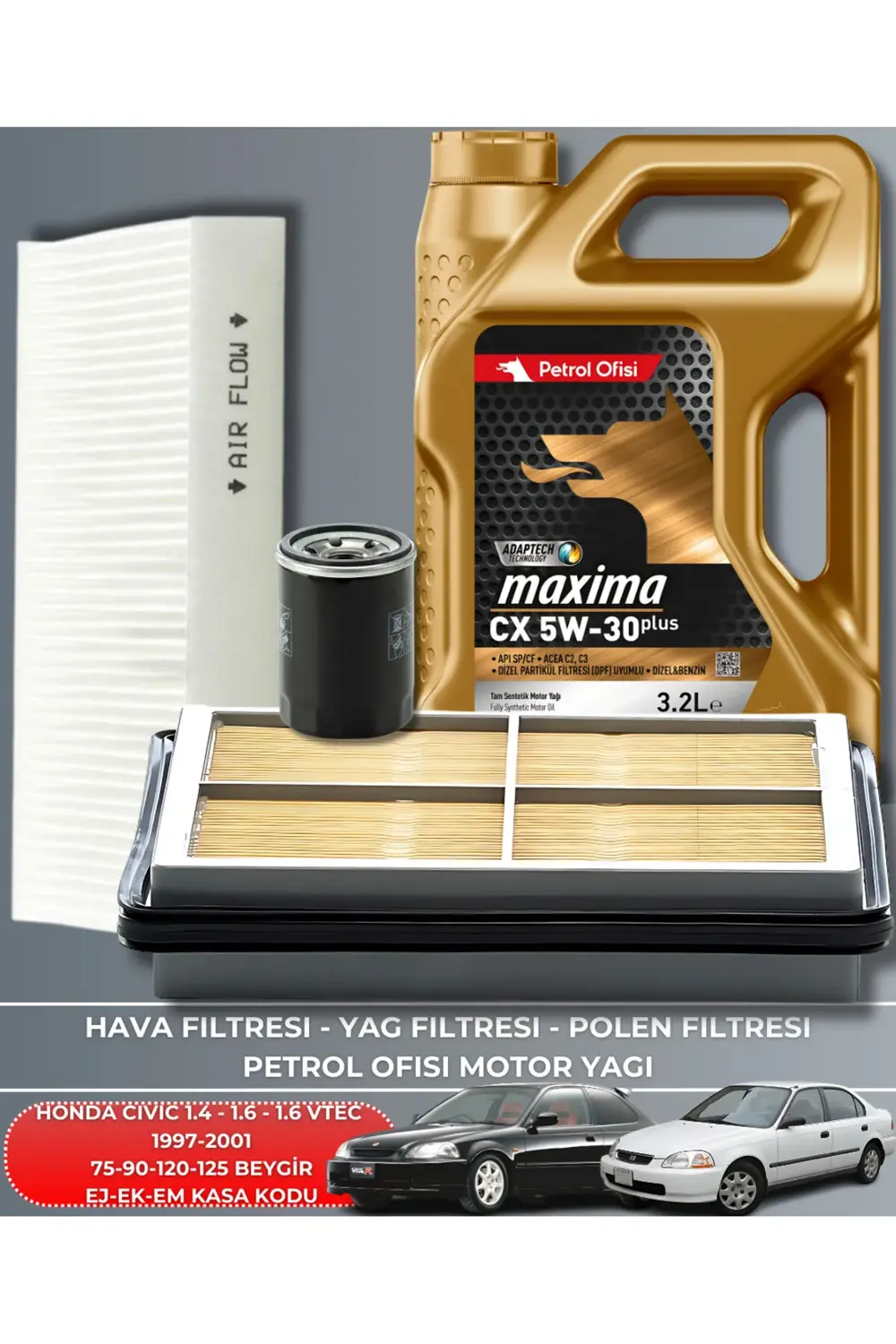 HONDA CIVIC 1.4 - 1.6 1997-1998-1999-2000-2001 75-90-120-125 BEYG