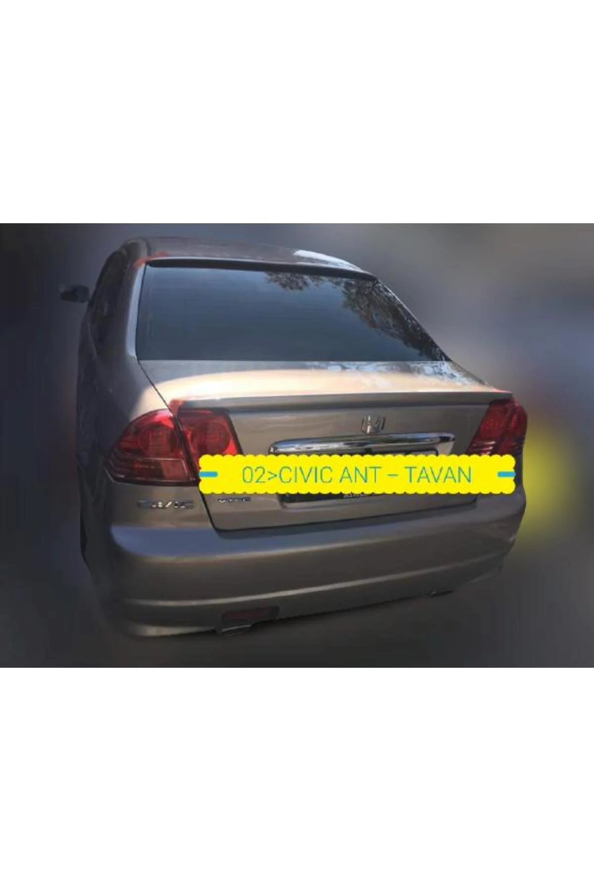 HONDA CİVİC 2001-2005 ASTARLI TAVAN SPOİLER