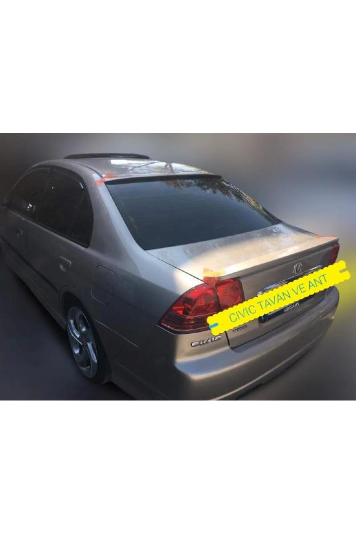 HONDA CİVİC 2001-2005 ASTARLI TAVAN SPOİLER