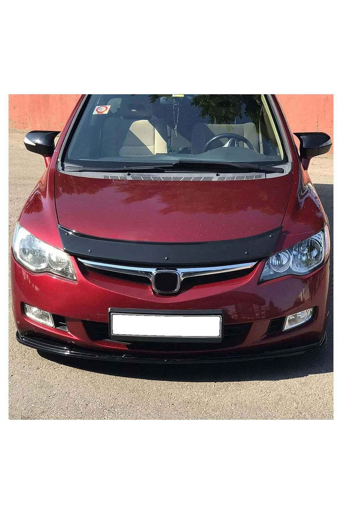 Honda Civic 2006-2012 Uyumlu Kaput Rüzgarlığı Ön Kaput Koruma ABS Parlak Siyah Honda Civic 2006-2012 Uyumlu Kaput Rüzgarlığı Ön Kaput Koruma ABS Parlak Siyah