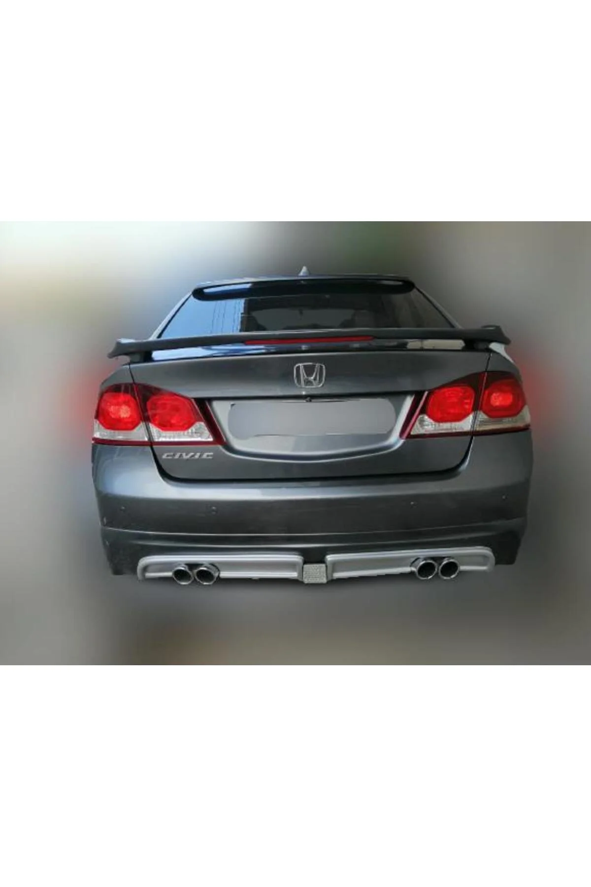 HONDA CİVİC 2006-2011 ASTARLI YARASA IŞIKLI SPOİLER - Görsel 3