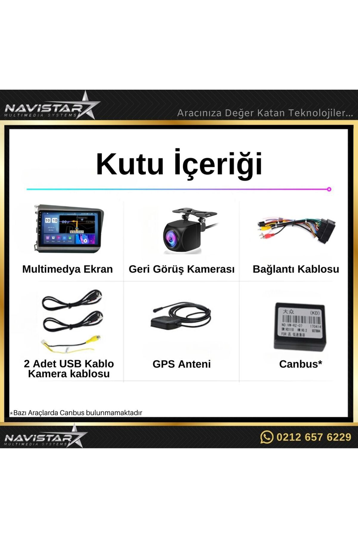 Honda Civic 2008-2015 Model 2gb 64gb Android 13 Kablosuz Carplay 