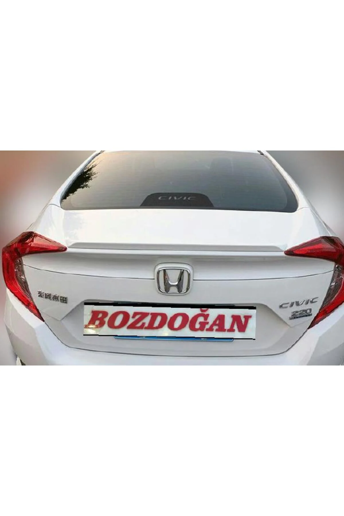 HONDA CİVİC 2016-2019 ASTARLI RS ANATOMİK SPOILER (PLS)