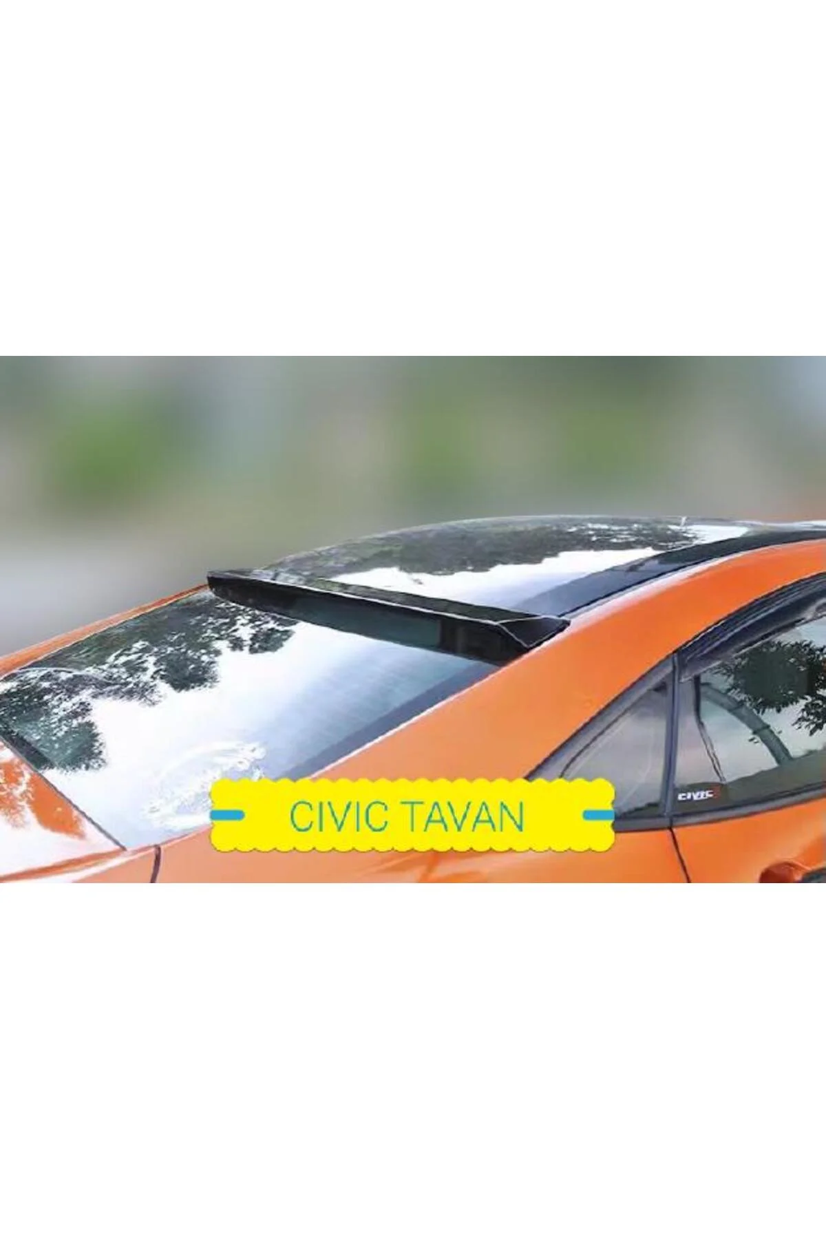 HONDA CİVİC 2016-2019 ASTARLI DÜZ TAVAN SPOILER HONDA CİVİC 2016-2019 ASTARLI DÜZ TAVAN SPOILER