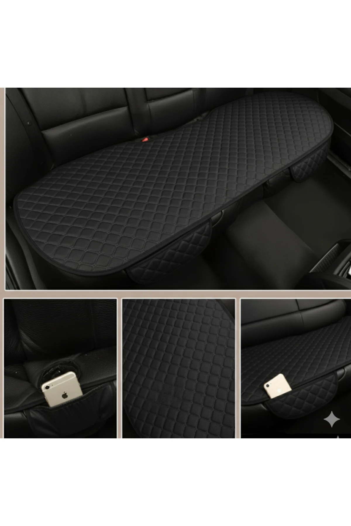 Honda Civic 2016-2021 3 Parça Deri Oturak Oto Koltuk Minderi Terletmez Kaymaz Taban Bej Fiyatı, Yorumları ve Özellikleri