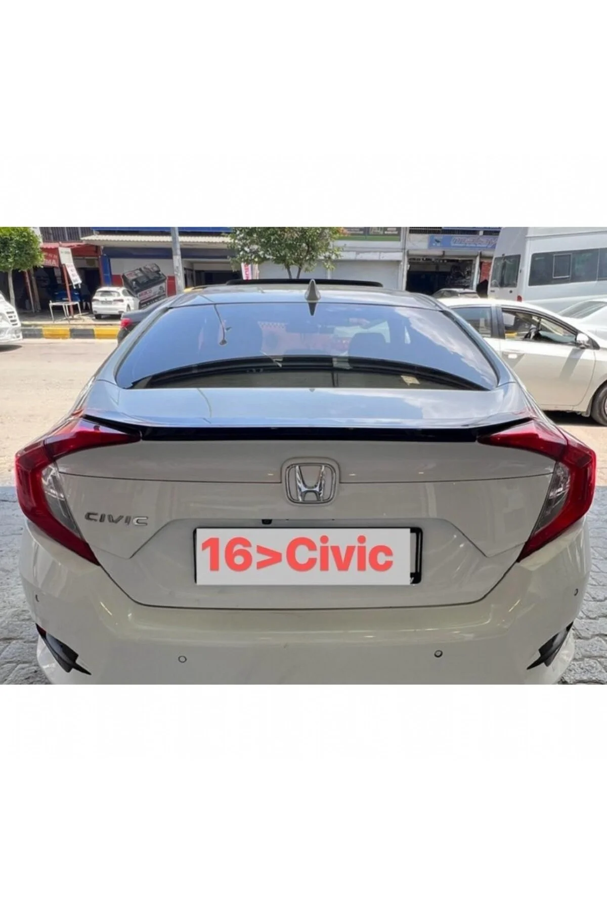 HONDA CİVİC 2016- MODEL BOYALI PLASTİK SPOİLER