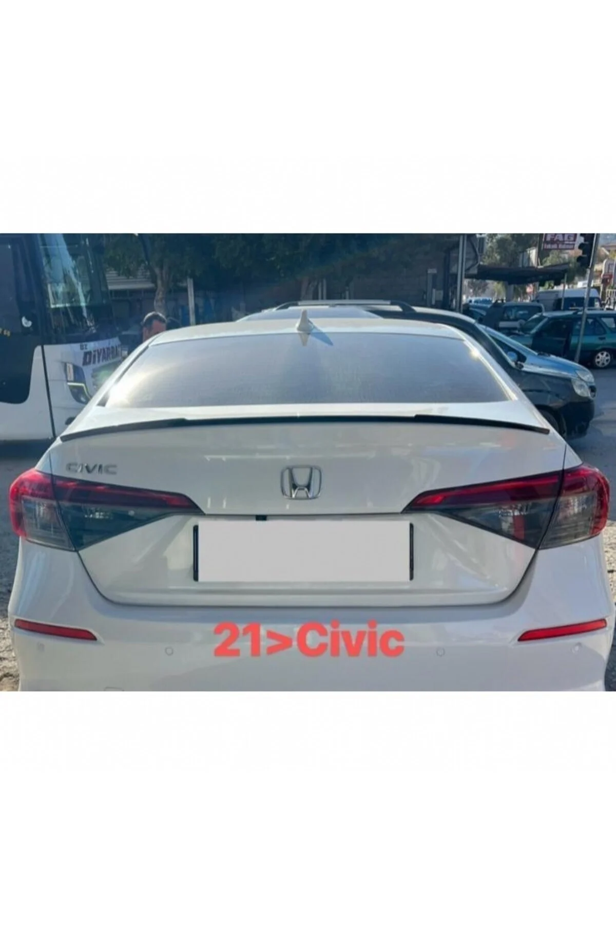 HONDA CİVİC 2021- MODEL BOYALI PLASTİK SPOİLER